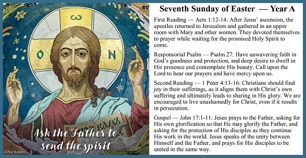 Readings, 7th Sunday of Easter, Theme, Year A