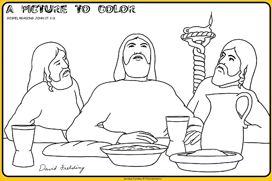 Sunday Funday Children's Activity, A Picture to Color