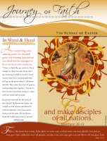 Journey of Faith Bulletin Insert, Page 1 of 2
