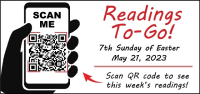 Readings, QR Code Link to the 7th Sunday of Easter, 2023