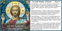 Readings, 7th Sunday of Easter, Theme, Year A