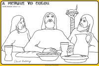 Sunday Funday Children's Activity, A Picture to Color