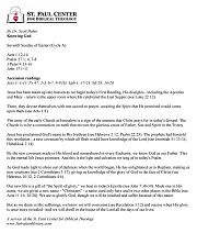 Reflections Column by Dr. Scott Hahn