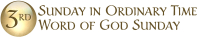Clipart, Heading, 3rd Sunday in Ordinary Time, Word of God Sunday