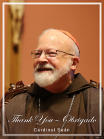 Cardinal Sean, Thank you, Full, English-Portuguese