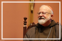 Cardinal Sean, Thank you, Horizontal half-page, no text