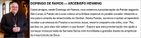 Clipart, Boston Archdiocese, Archbishop Henning message for Palm Sunday, Portuguese, full page width
